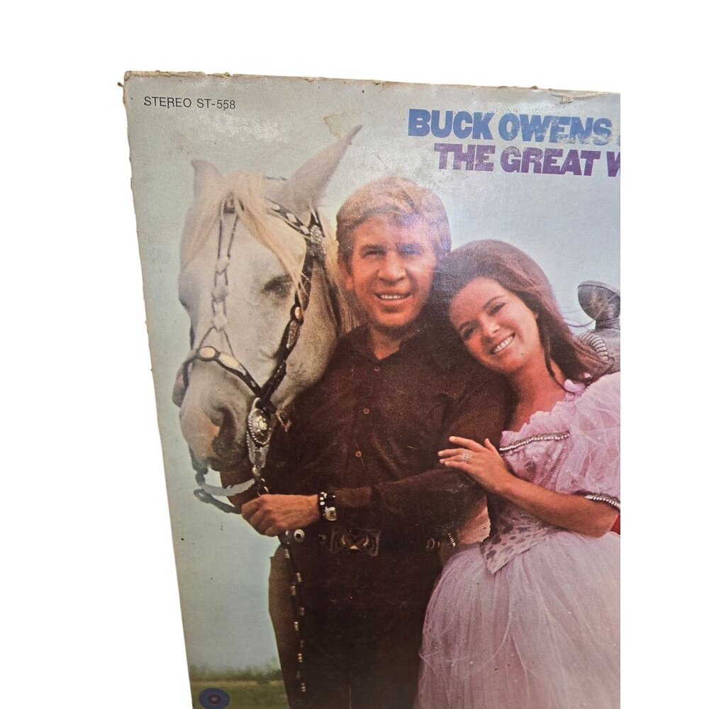 Buck Owens & Susan Raye "The Great White Horse" Vinyl LP Album ST-558 - Picture 2 of 7